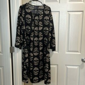 Leopard skull dress